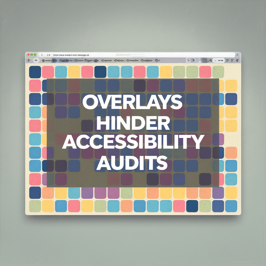 Real-World Consequences of Overlay Reliance: How Overlays Hinder Accessibility Audits