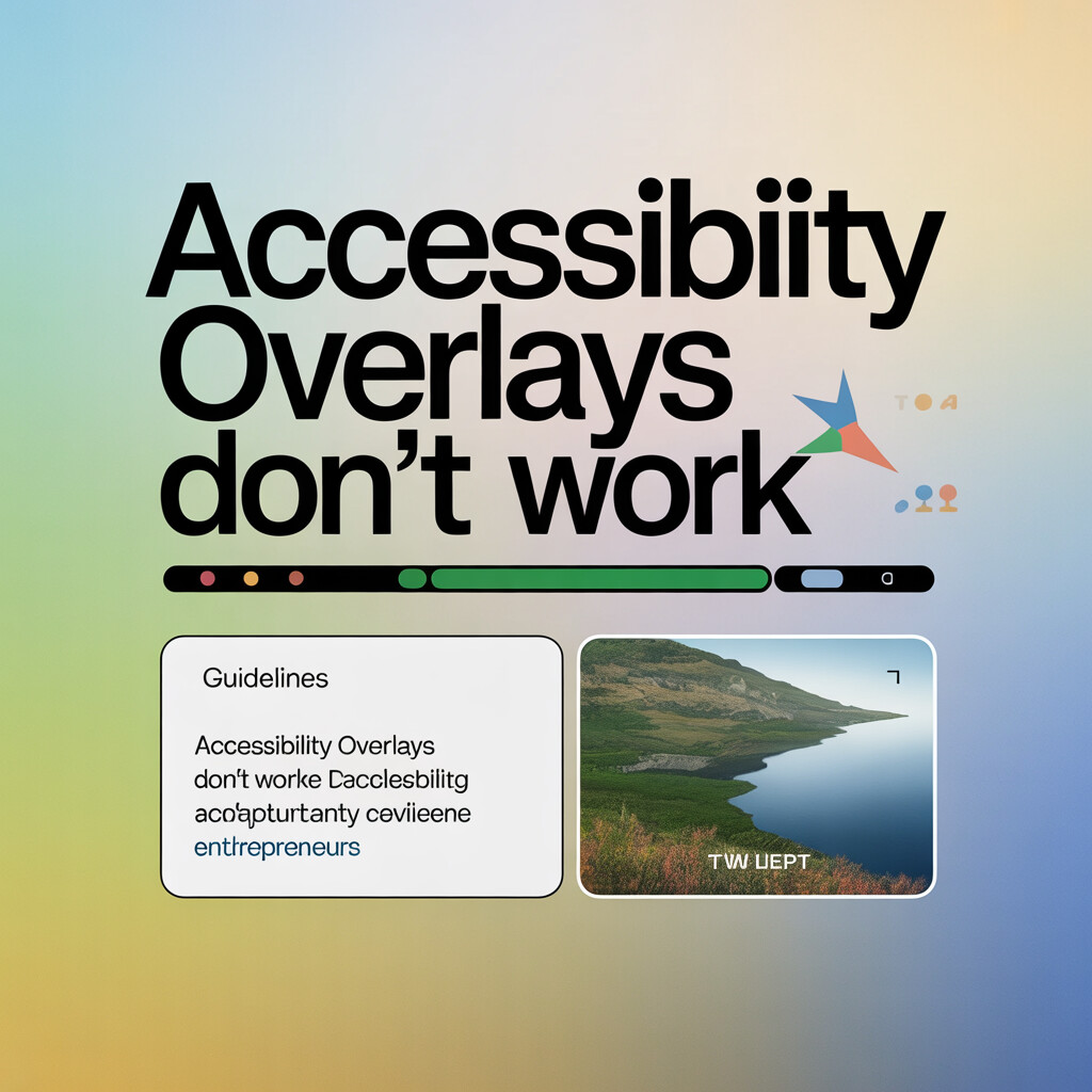 The Risks of Ignoring Accessibility: Why Accessibility Overlays Don't Work for Businesses