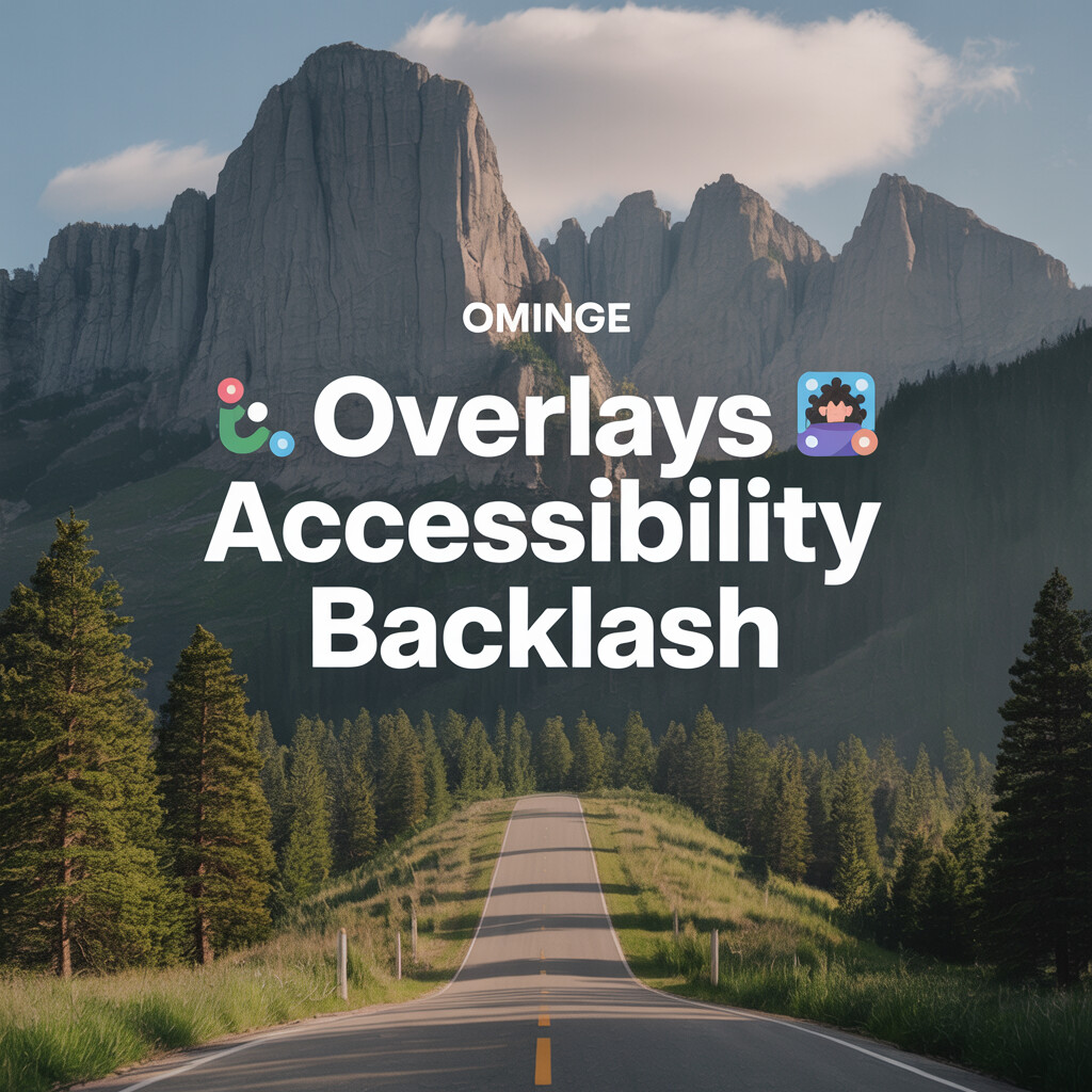 The Impact of Overlays Accessibility Backlash on Well-Meaning Solutions