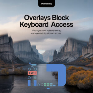 Frustrated Customers Struggling as Overlays Block Keyboard Access